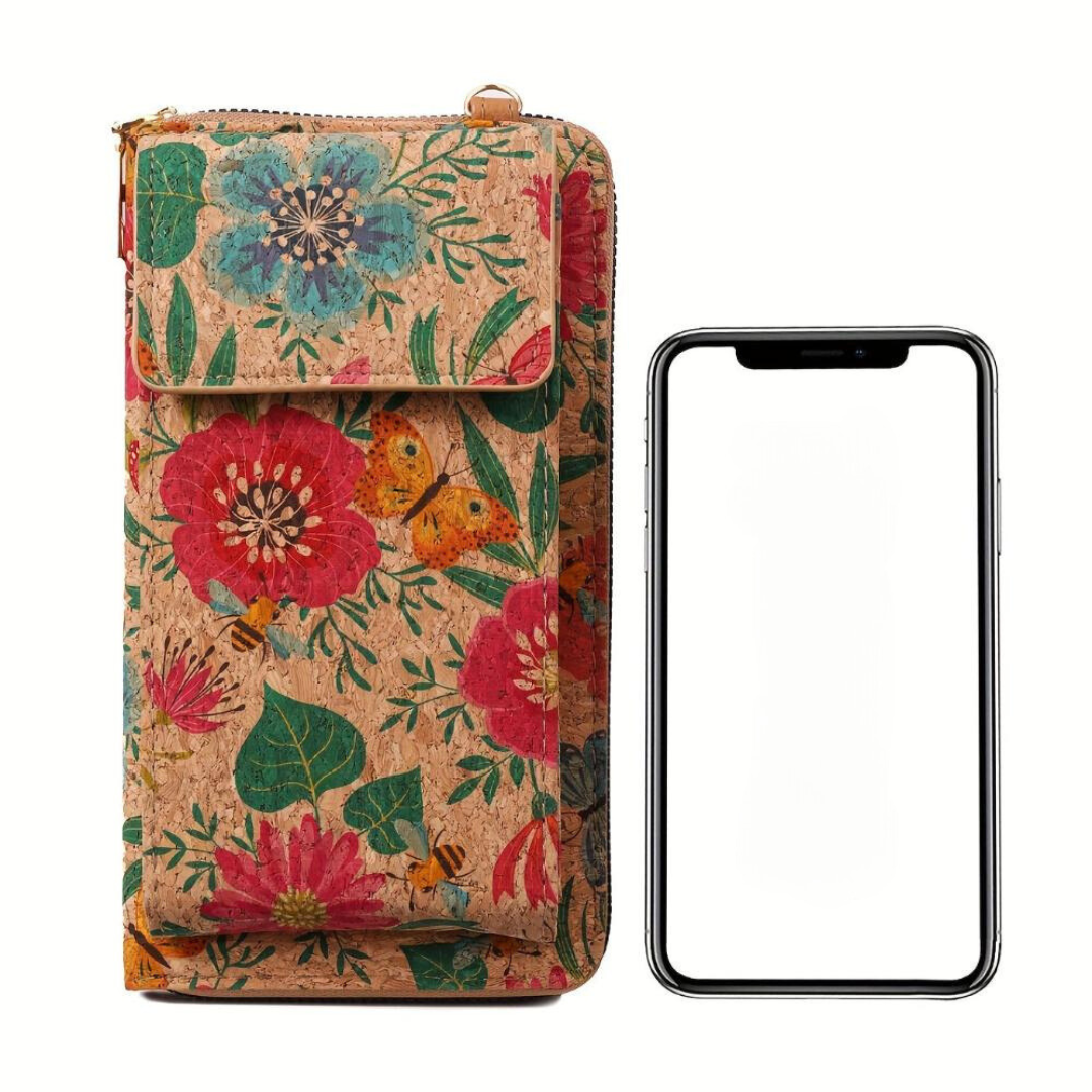 Lilla | Boho Blumen Umhängetasche