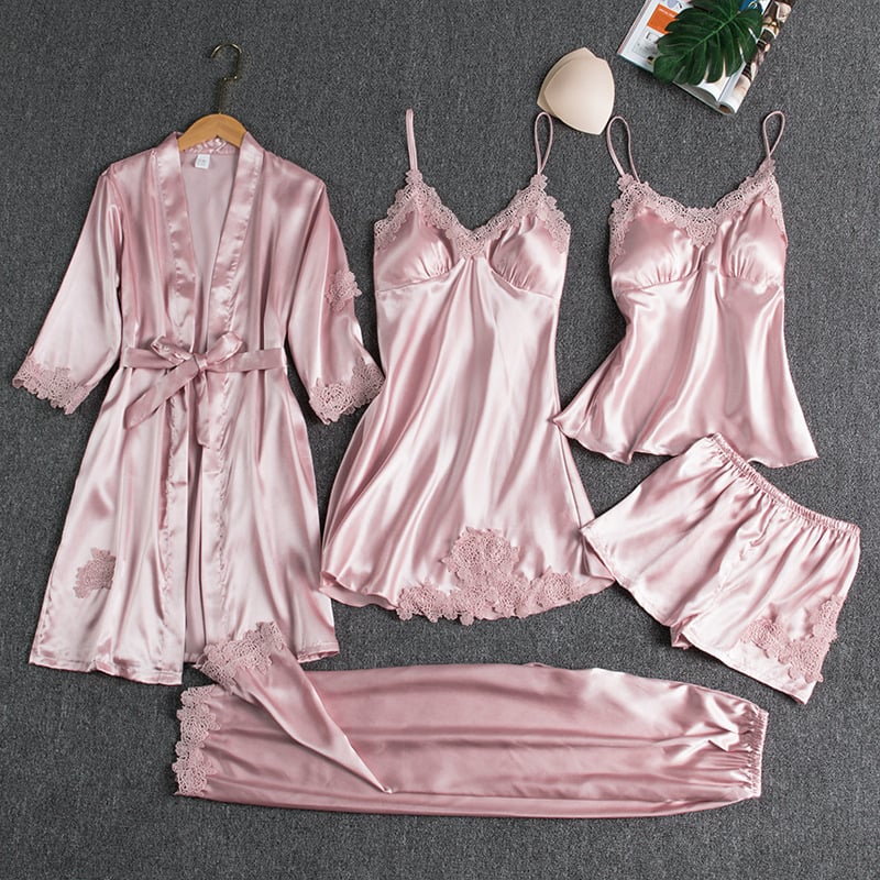 Dana – Elegantes Satin-Nachtwäsche-Set