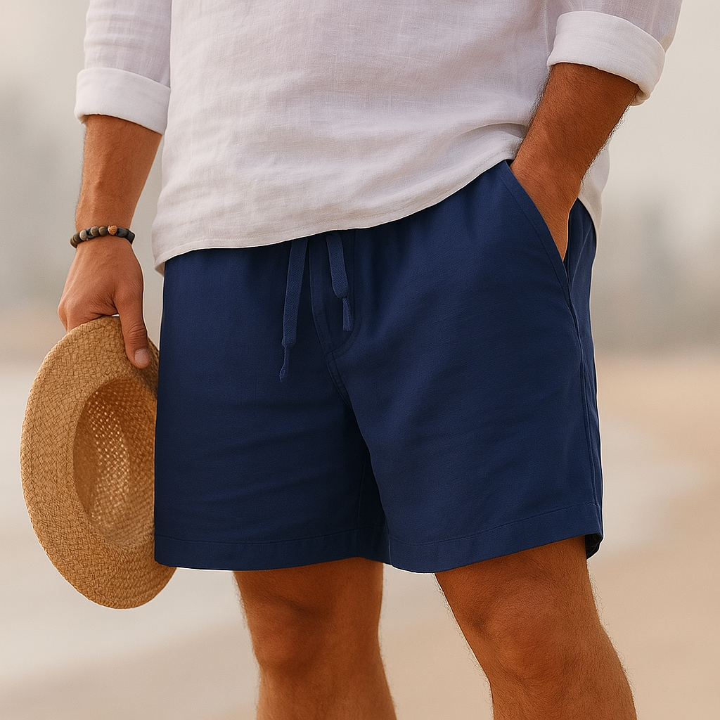Lukas – Elegante Leinen-Shorts