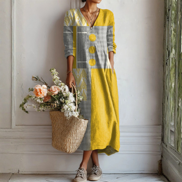 Emma™ – Lässiges Leinenkleid