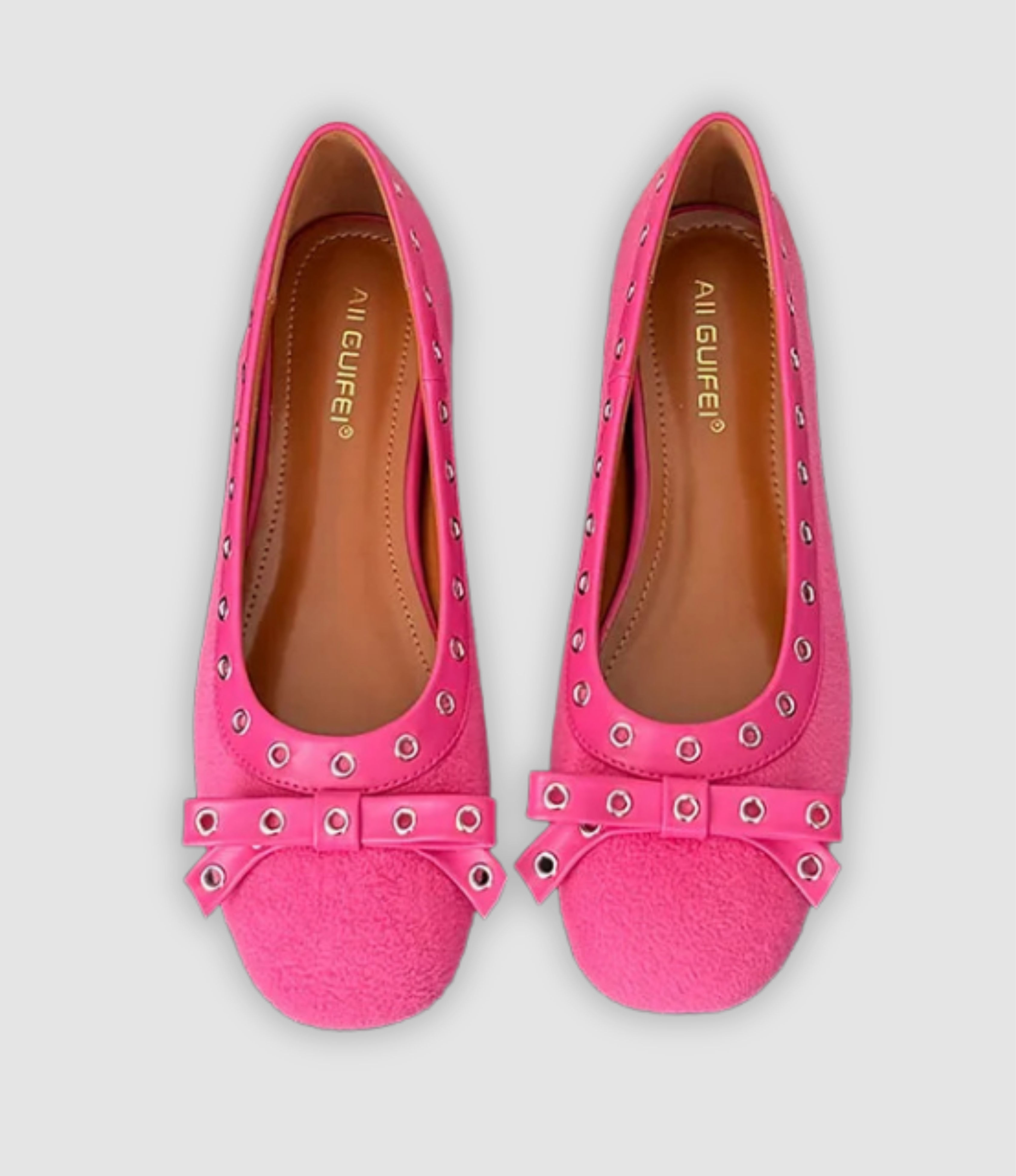 Leonie - Plateau-Slipper mit Schmetterlingsknoten