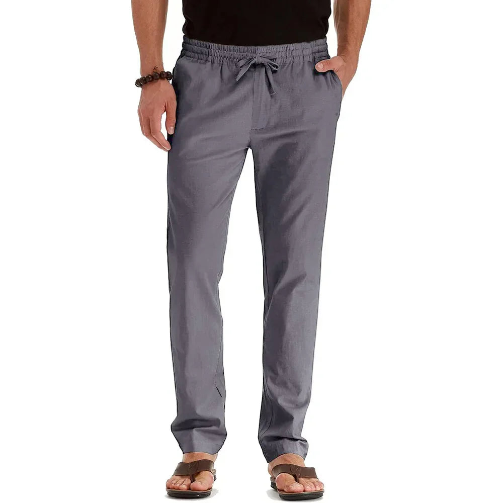 Adrian – Elegante Baumwoll-Leinen-Hose