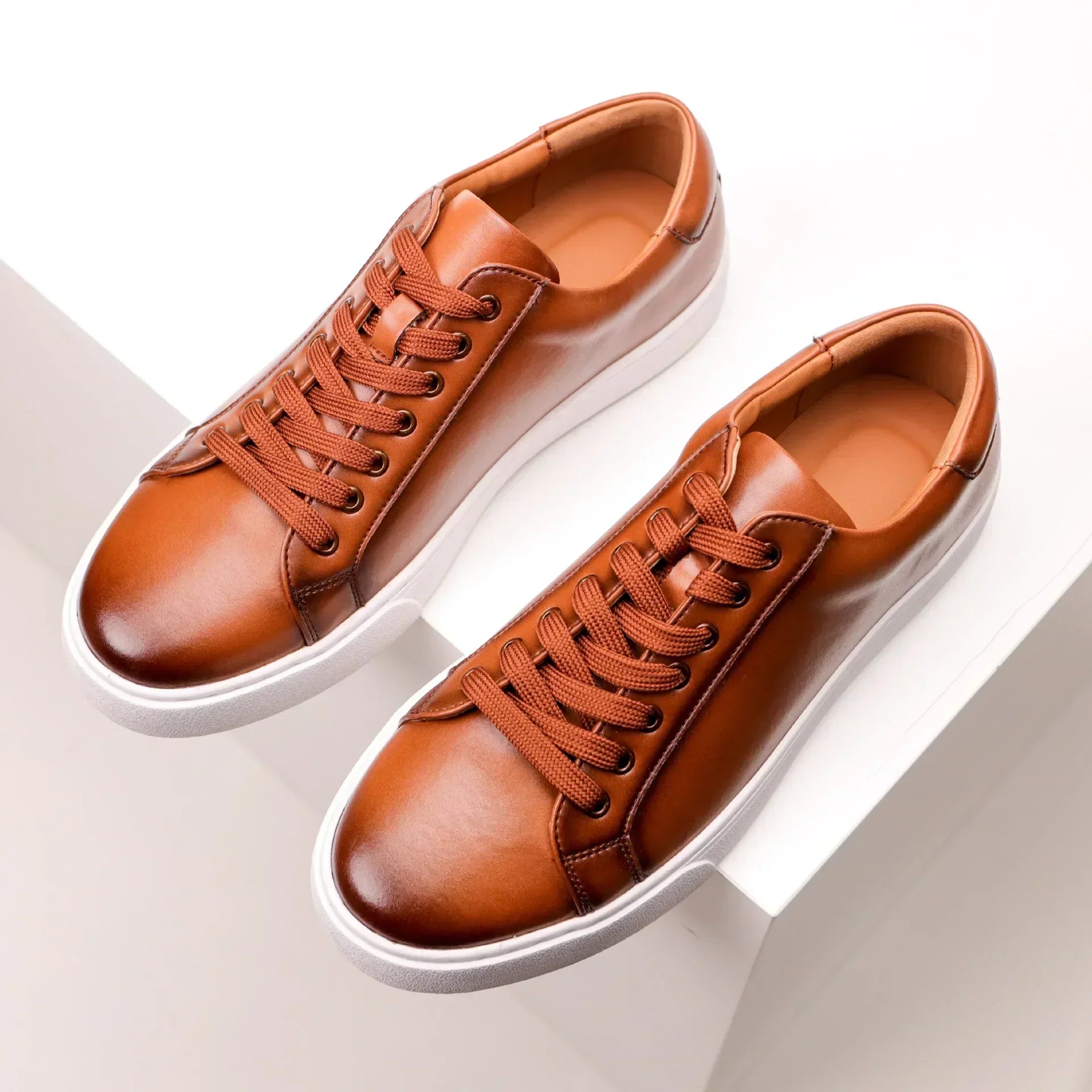 Genuine Leather Sneakers