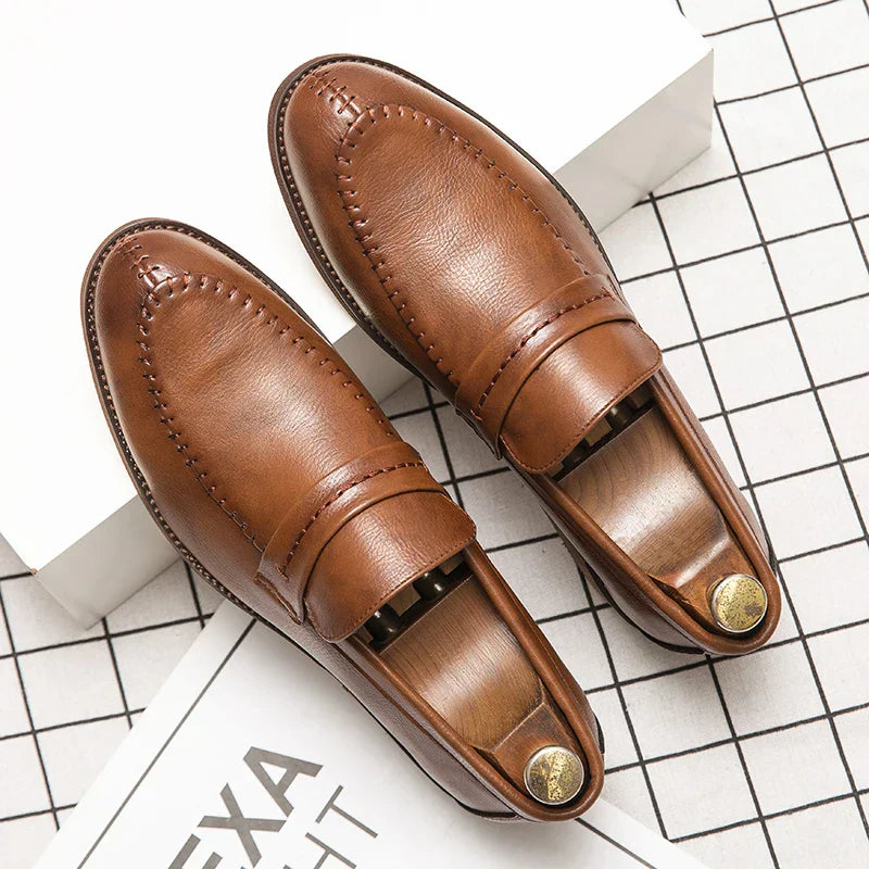 Leather Dress Loafers