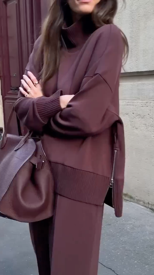 Valeria – Luxus-Strick-Ensemble Valeria