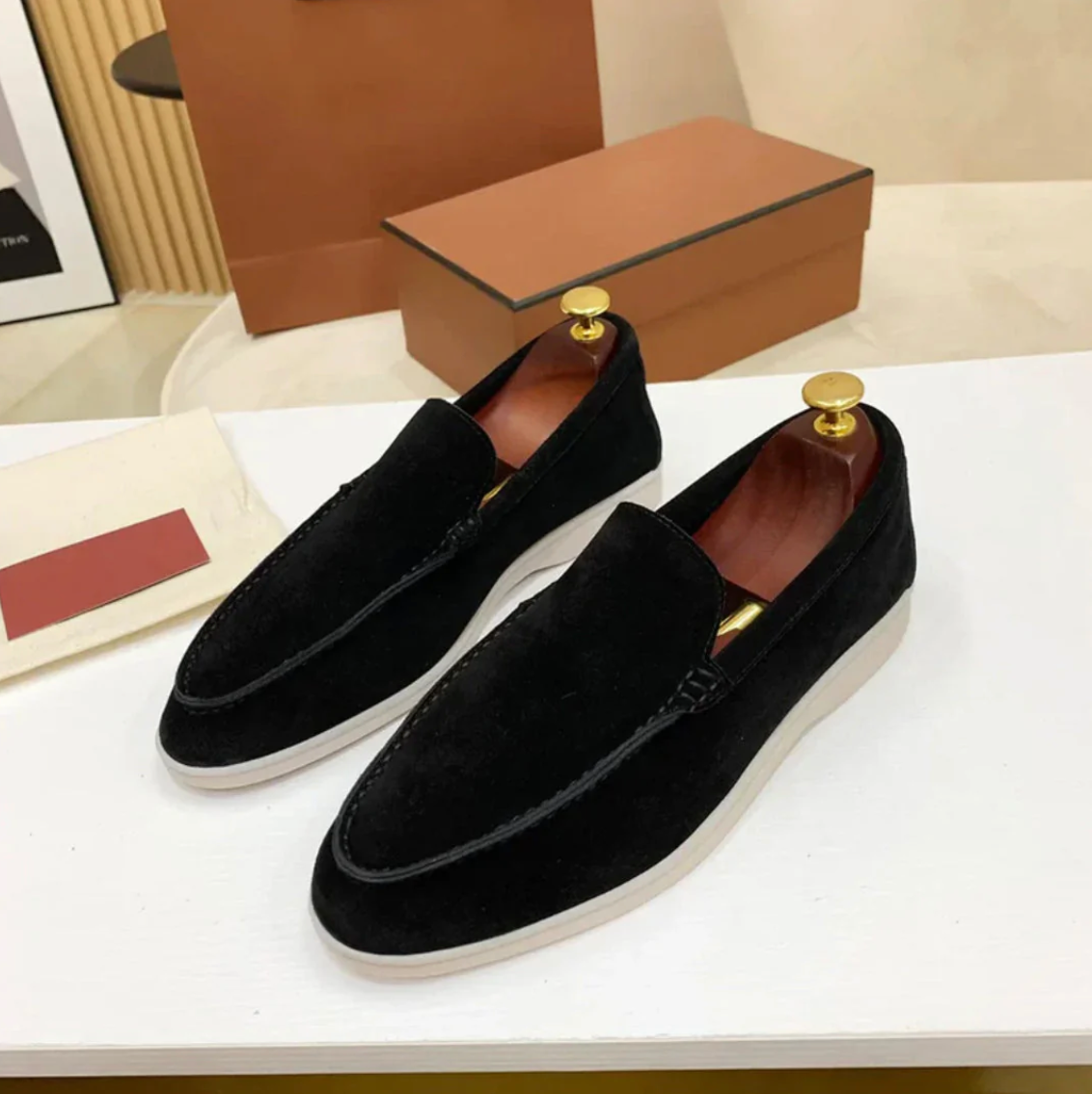 Classic Suede Loafers