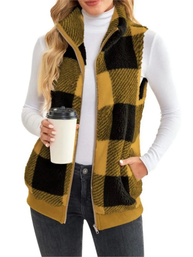 Nina™ - Ärmellose Strickjacke für Damen