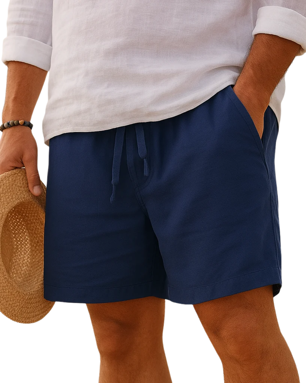 Lukas – Elegante Leinen-Shorts