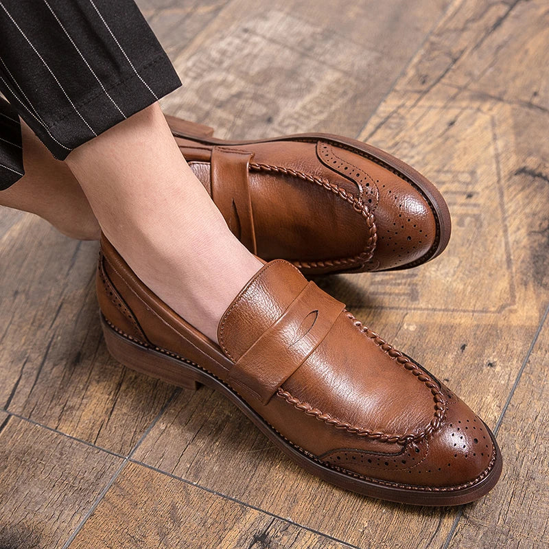 Chic Leather Loafers