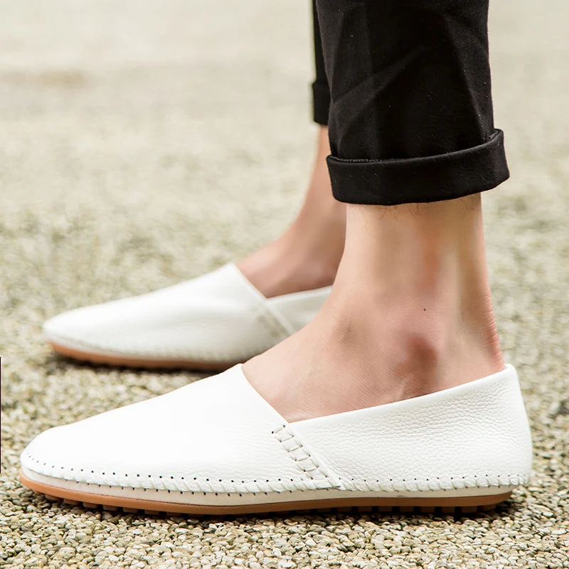 Light Leather Loafers