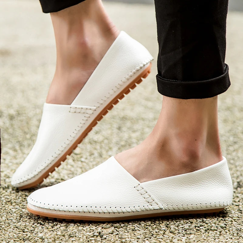 Light Leather Loafers