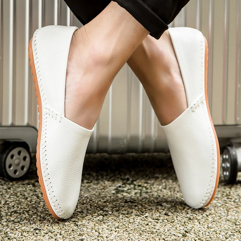 Light Leather Loafers