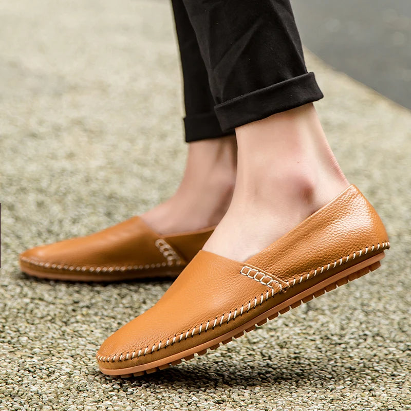 Light Leather Loafers