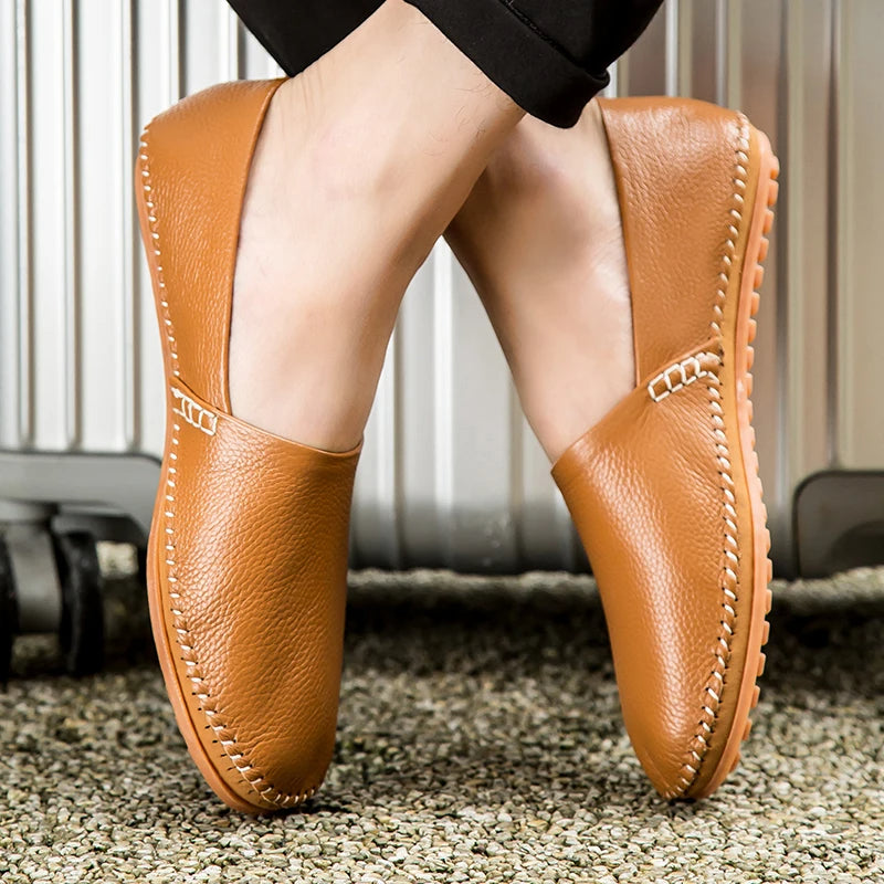 Light Leather Loafers