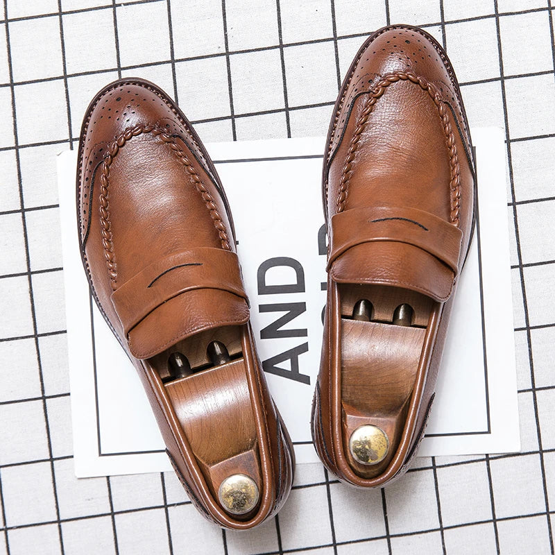 Chic Leather Loafers