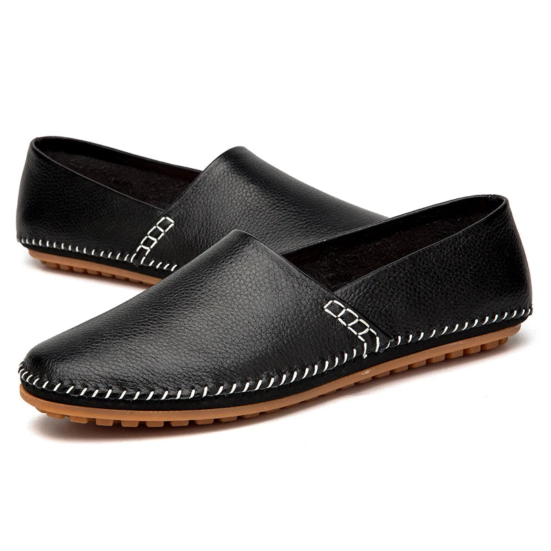 Light Leather Loafers