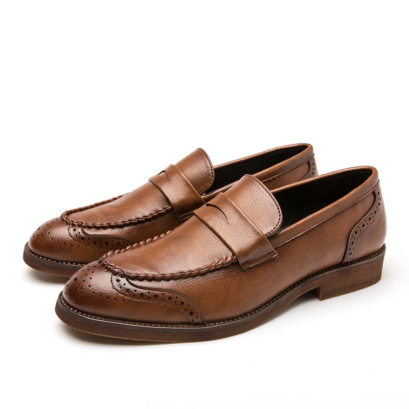 Chic Leather Loafers