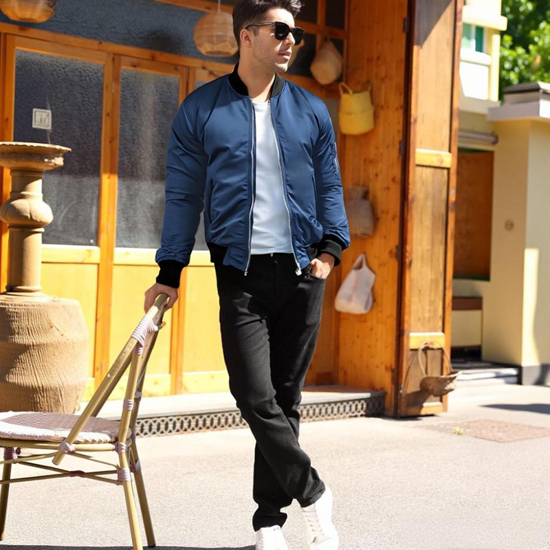 Dorian – Klassische Bomberjacke mit Reissverschluss