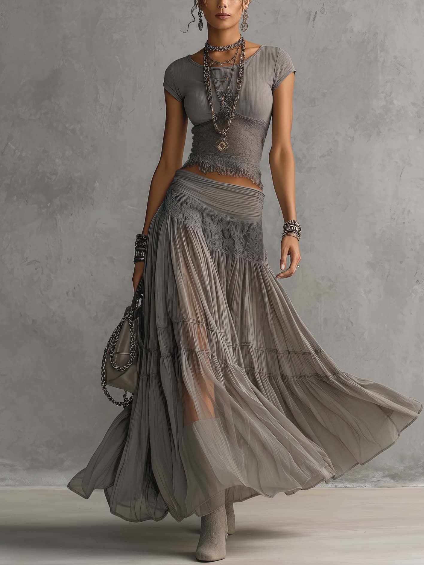 Caterina – Ein luftiges Boho-Couture-Set