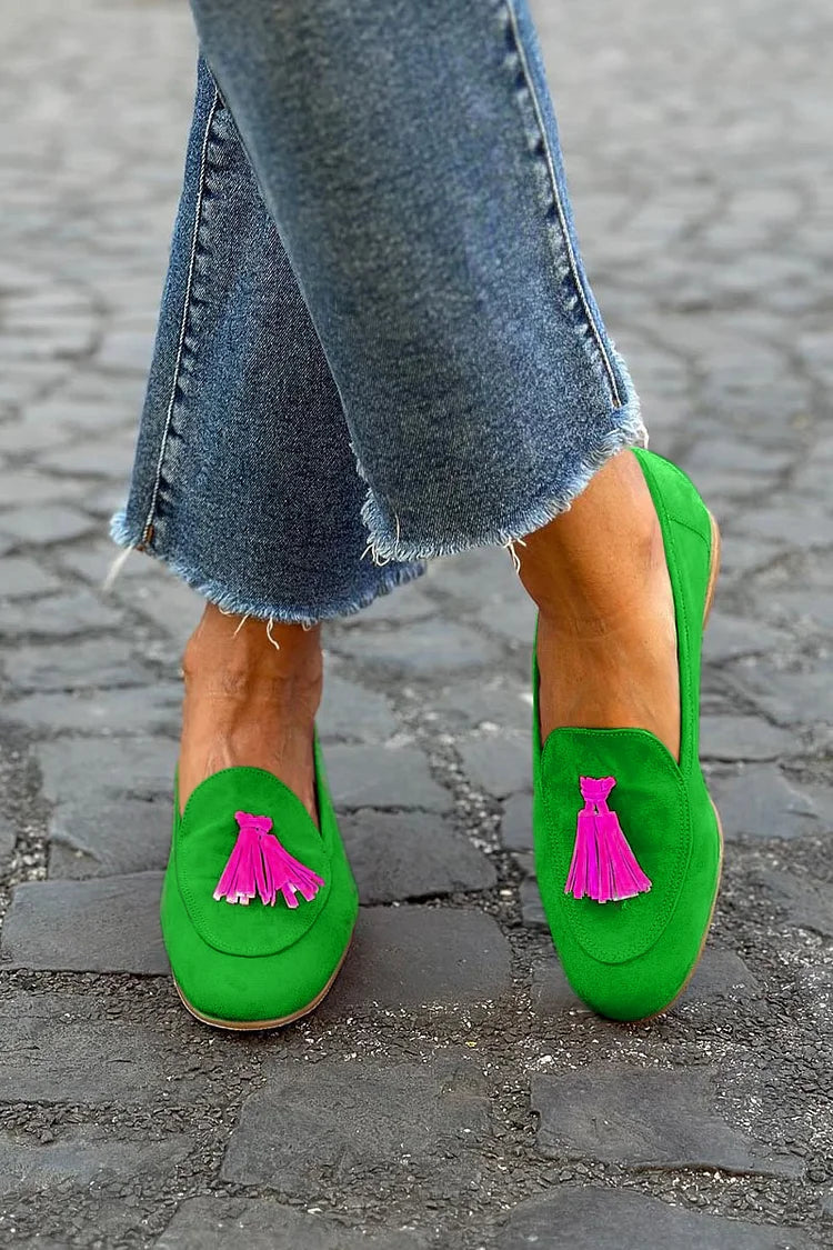 Brielle™ | Loafers mit Quastenbesatz
