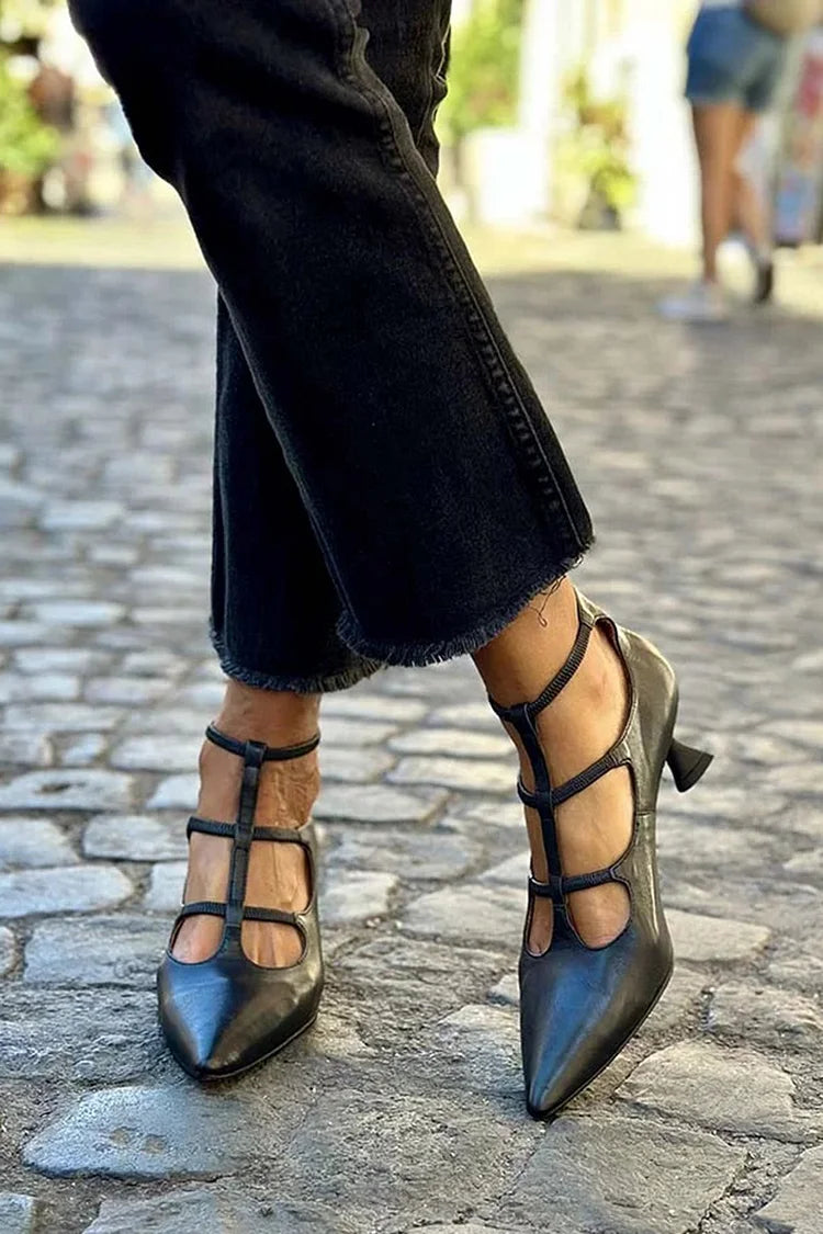 Karmela™ | Moderne Eleganz Multi-Strap Heels