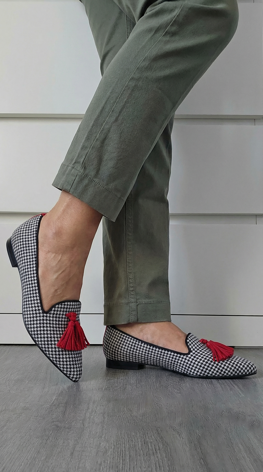Pessia™ | Klassische Loafer mit Quaste und spitzem Fuß