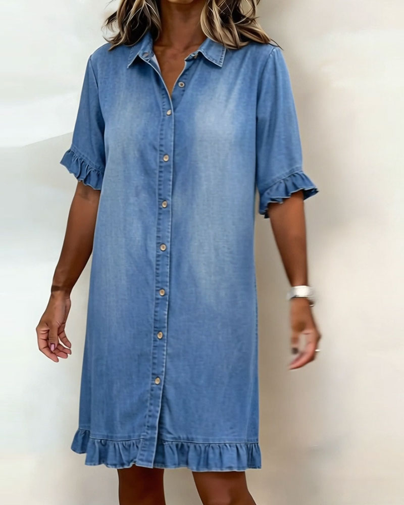Sophie | Elegantes Denim-Kleid für Frauen