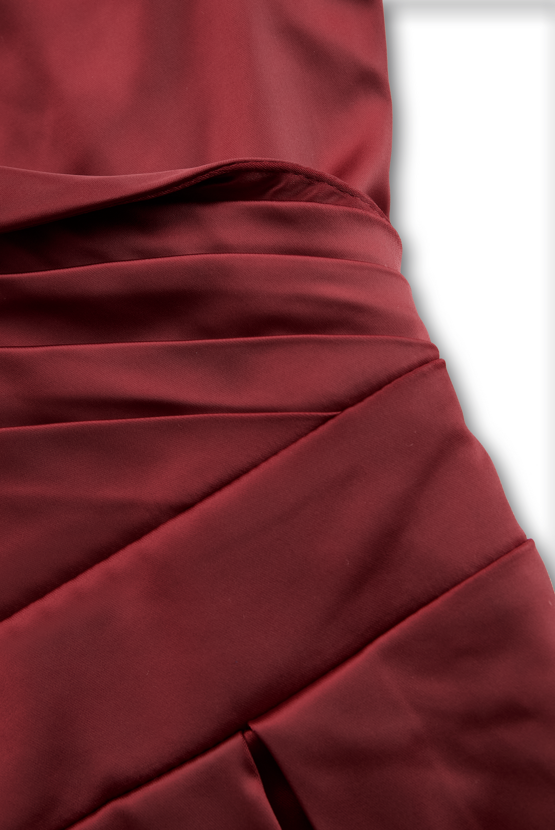 Vintage-inspiriertes Midikleid aus Satin mit drapiertem Kragen