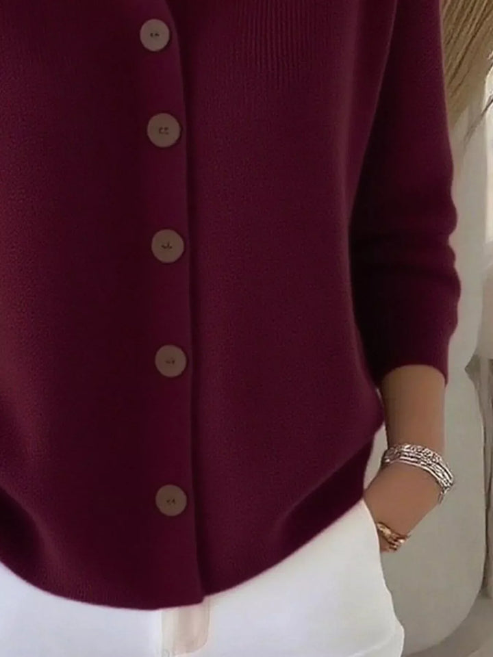 Mila™ – Elegants Strickjäckli mit Chnöpf