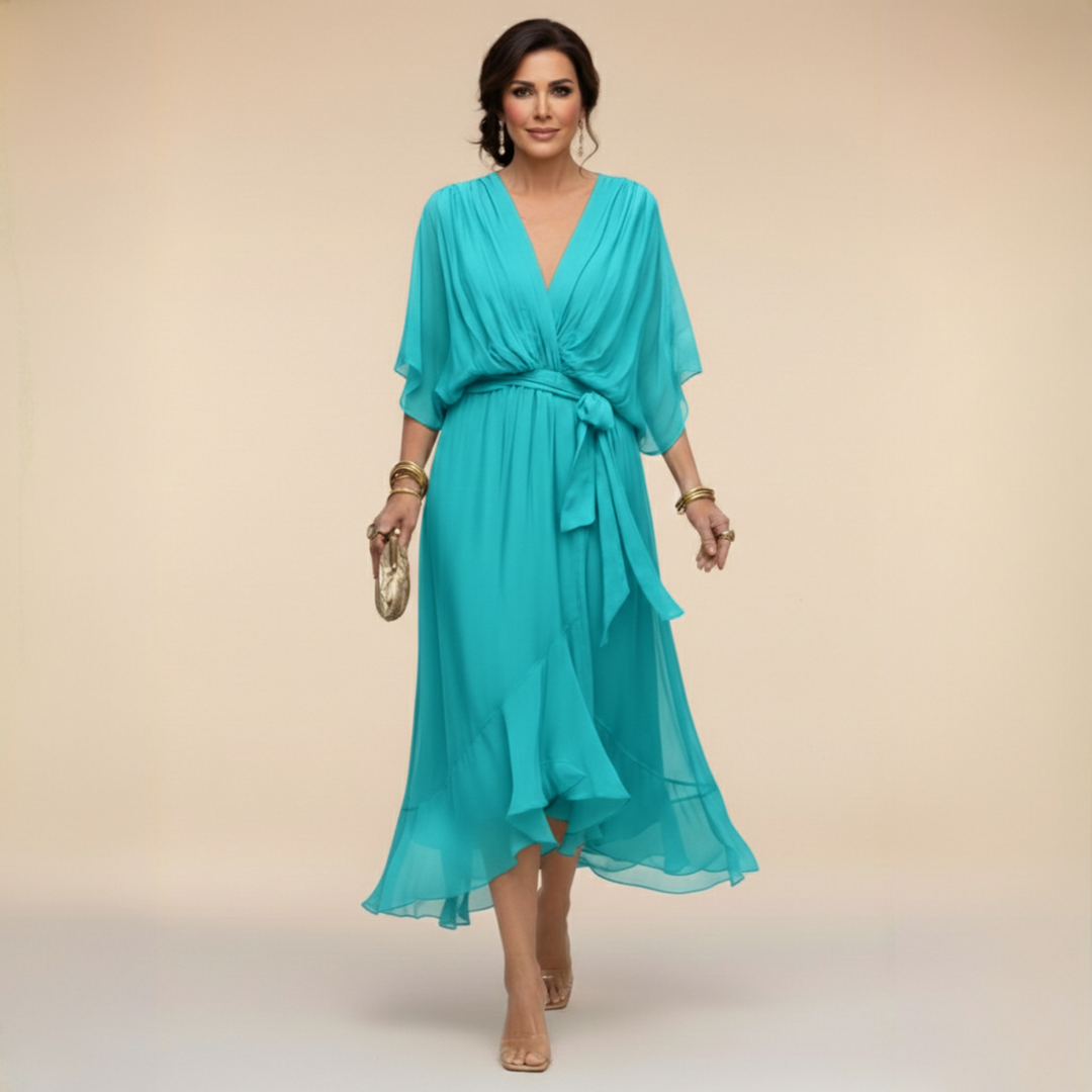 Monica | Kleid mit V-Ausschnitt
