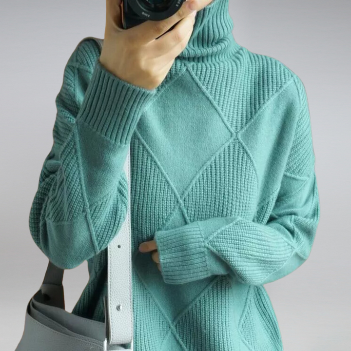 Amalia - Rollkragenpullover aus weichem Kaschmir