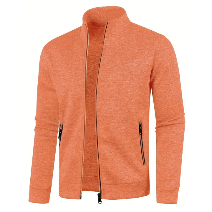 Kasper™ – Klassische Strickjacke mit Reissverschluss