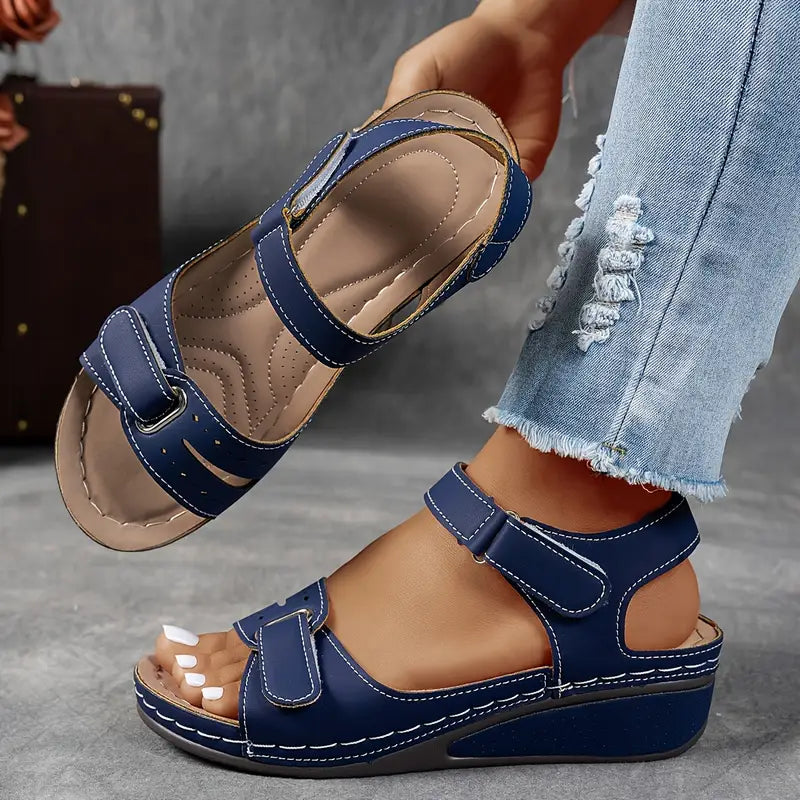 Veera™ - orthopädische Sandalen mit Keilabsatz