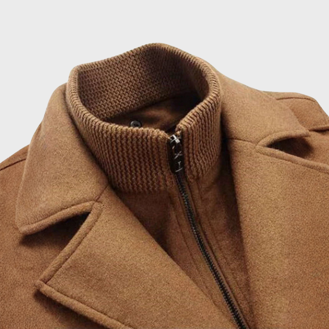 Andrew – Klassischer Woll-Peacoat