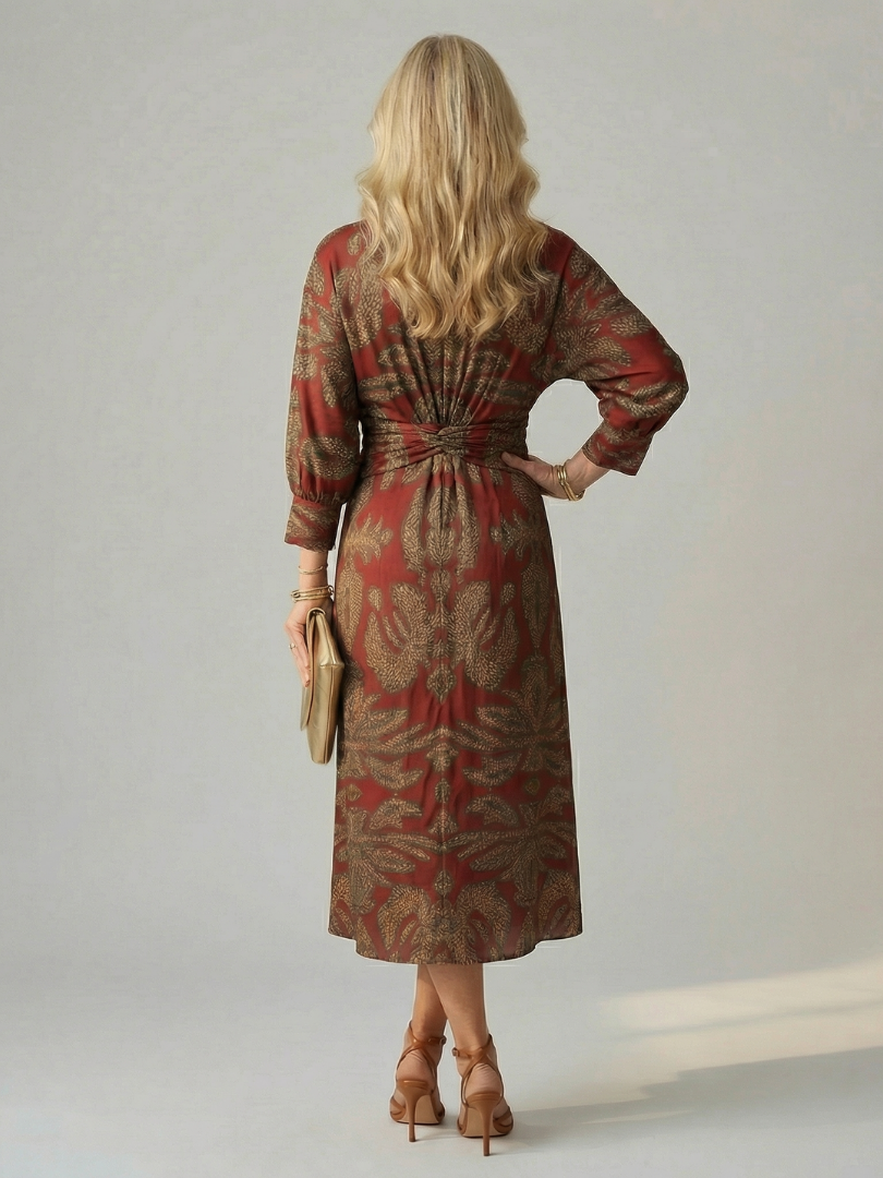 Lune | Midi-Kleid im Wickelstil