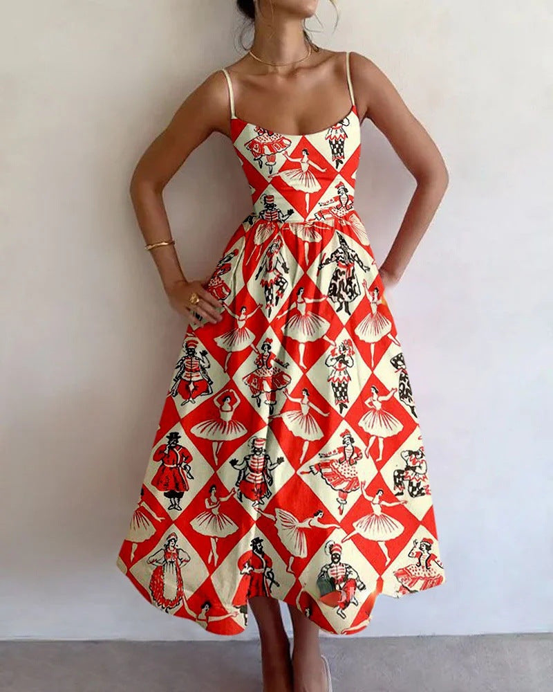 Virella | Vintage Karussell Midikleid