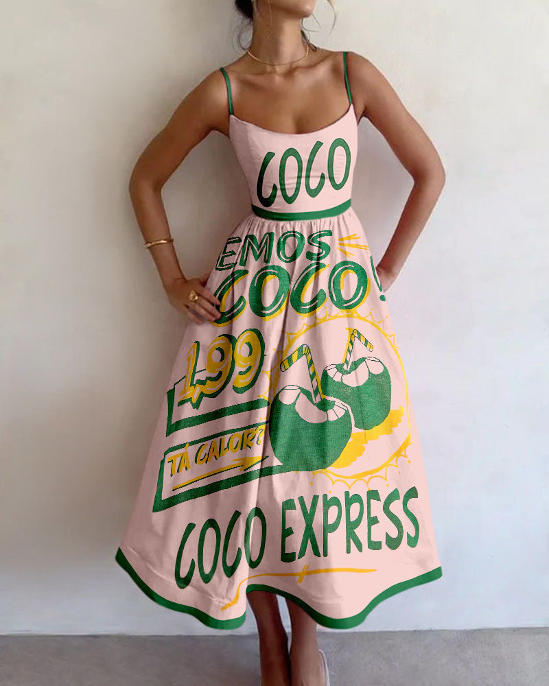 Tallulah | Tropical Market Midikleid