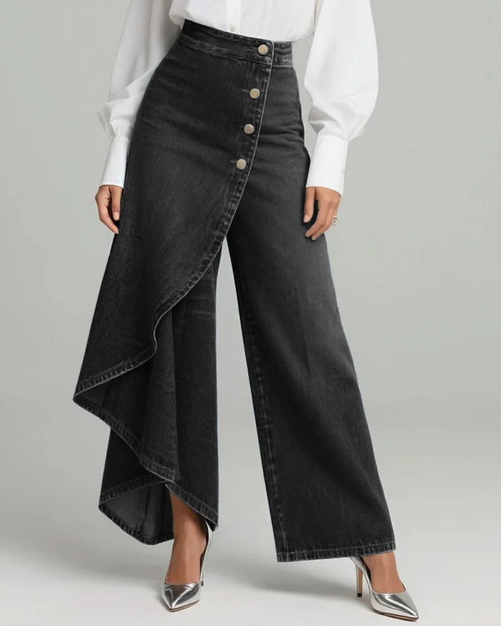 Audrey | Denim Wickelhosen