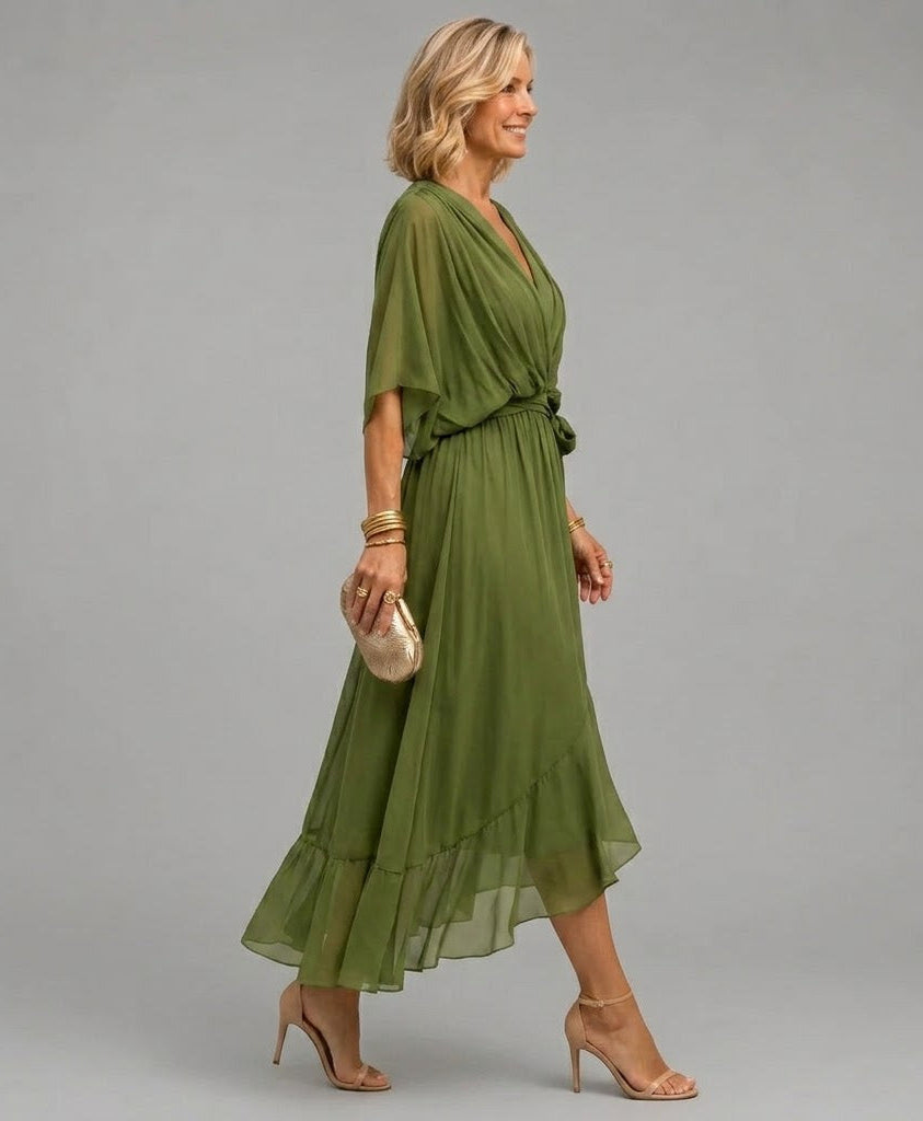Monica | Kleid mit V-Ausschnitt
