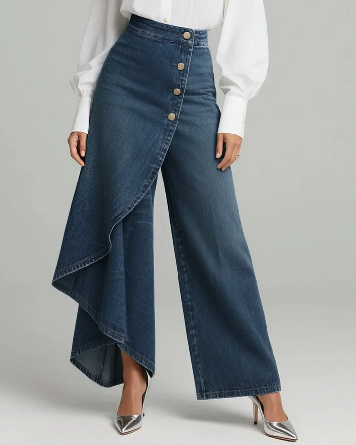 Audrey | Denim Wickelhosen