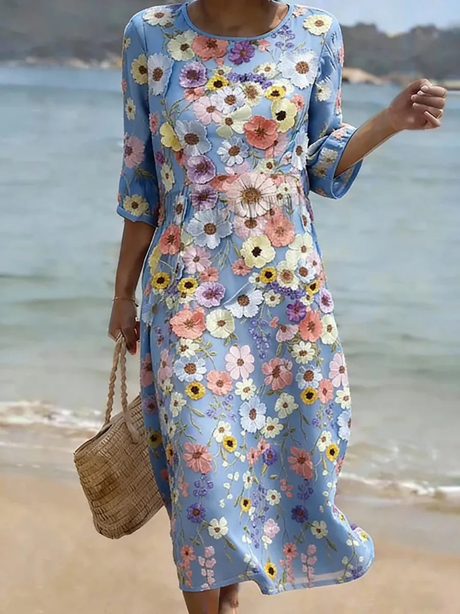 Melissa | Bequemes &amp; elegantes Kleid in mittlerer Länge
