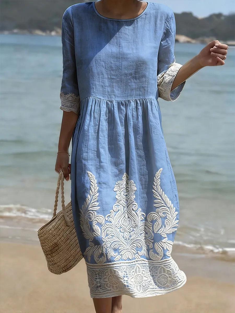 Tiffany | Pflanzen &amp; Blumen Print Kleid