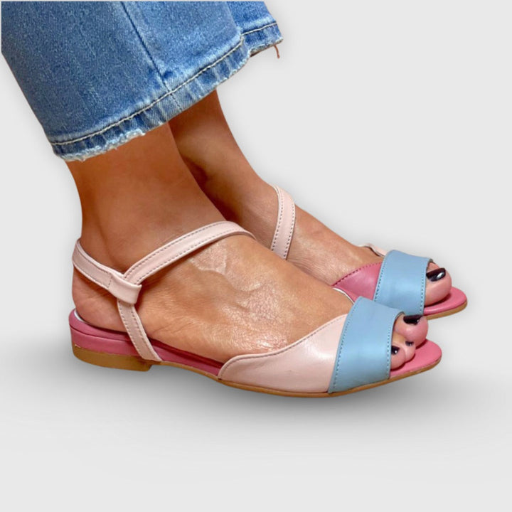 Nadin™ | Verspielte Farbblocksandalen