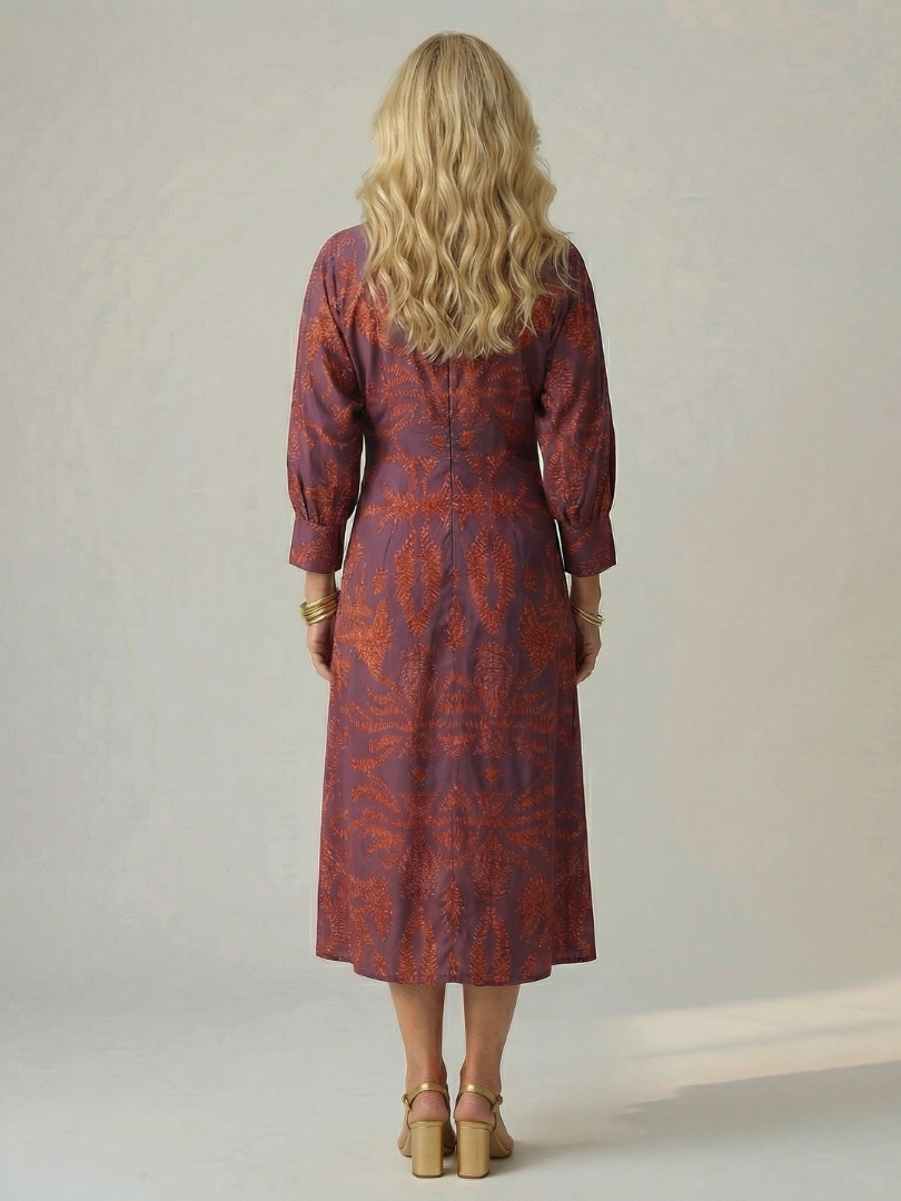Lune | Midi-Kleid im Wickelstil