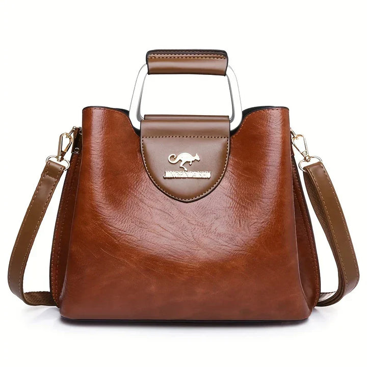 Isabella - Schicke Bucket Bag aus Leder