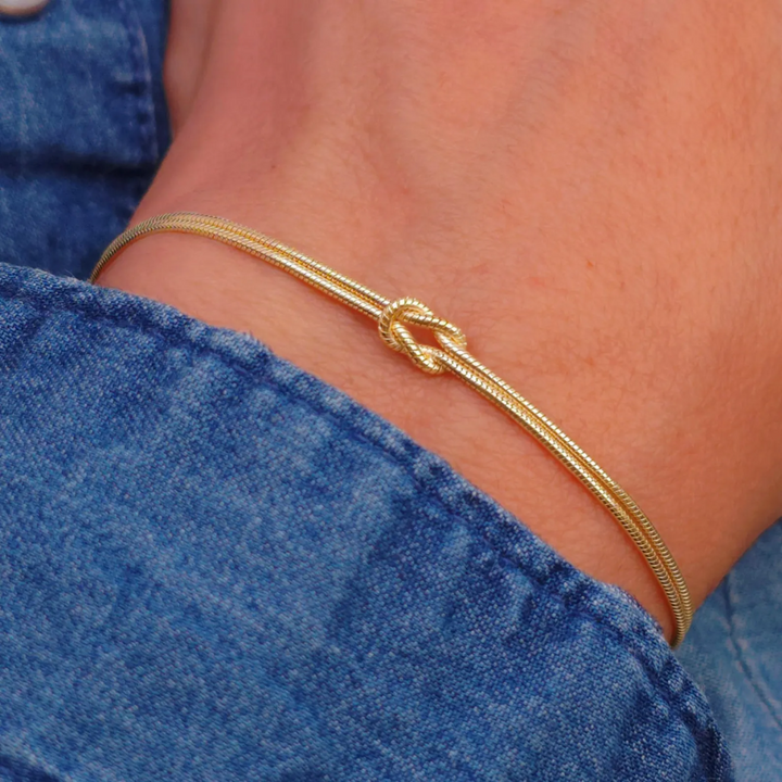 Eternal Knot Armband | Unterstütze Brustkrebs (1+1 GRATIS)