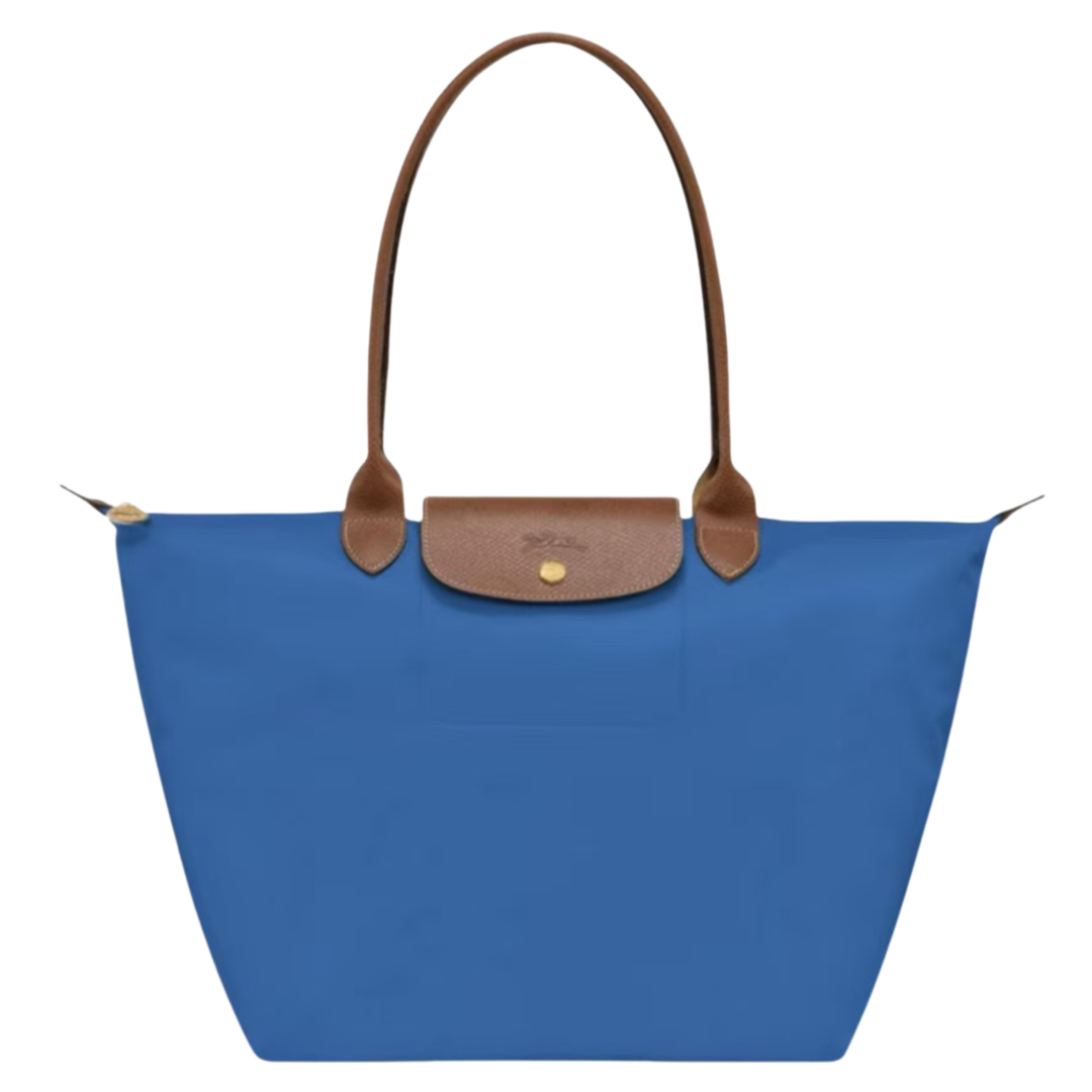 | Große Le Pliage Tasche, Blau