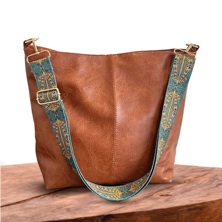 Linda - Leder-Umhängetasche mit Vintage-Charme