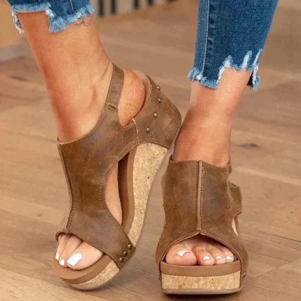 Saar™ | Boho Chic Plateau Sandale