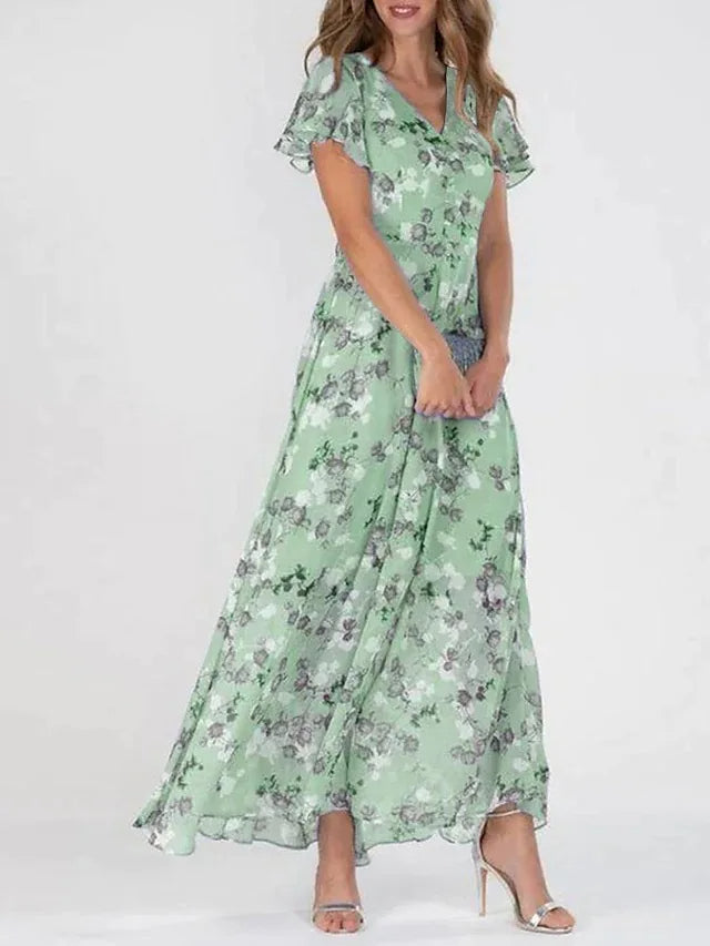 Mila™ | Schmeichelhaftes Glam Midikleid
